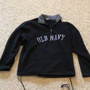 Old Navy Black Pullover Fleece